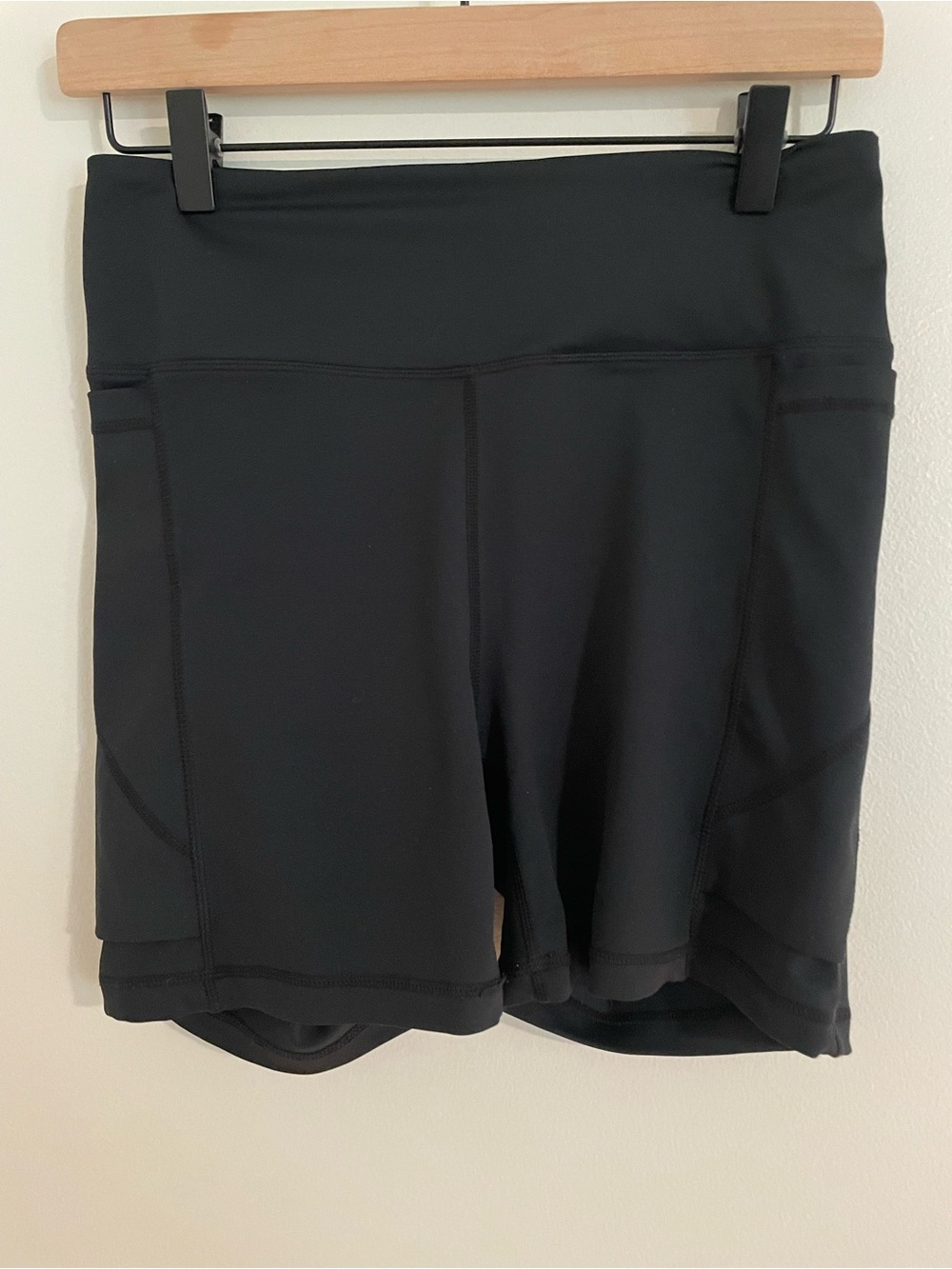 Senita Lux Baseline Shorts Black Med 5”